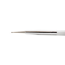 Set pensule unghii, pentru pictura pe unghii, B-2, 12 buc, culoare alba