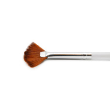 Set pensule unghii, pentru pictura pe unghii, B-2, 12 buc, culoare alba