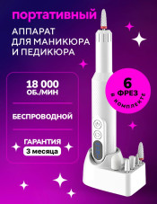 Ручка-аппарат с подставкой Global Fashion, 0.5W, 18тыс об/мин., GM3, white