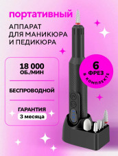 Фрезер-ручка з підставкою Global Fashion , 0.5W,  18тис, об/хв., M3, Black