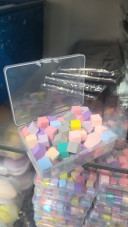 Set for ombré and gradient, interchangeable sponges, 65 pcs.