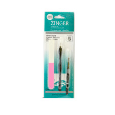 Zestaw pilnik Zinger + widelec + pęseta