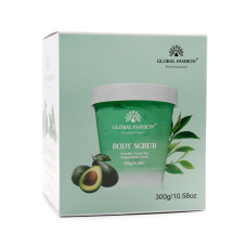 Скраб для тела, Global Fashion, Body Scrub, Avocado & Green Tea, 300g