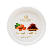 Скраб для тела, Global Fashion, Body Scrub, Turmeric & Saffron, 300g