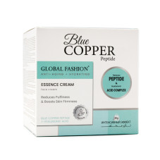 Крем-Эссенция Против Старения, Global Fashion, Blue Copper Peptide Anti-Aging Essence Cream, 30g
