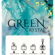 Global Fashion fragrance diffuser, 100 ml, Green crystal