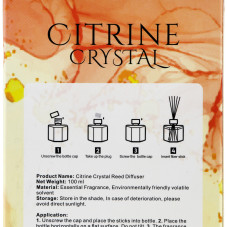 Global Fashion fragrance diffuser, 100 ml, Citrine crystal