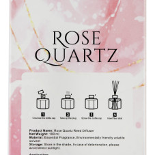 Global Fashion fragrance diffuser, 100 ml, Rose quartz