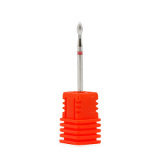 Diamond cuticle nozzle, flame, red notch 257/025R