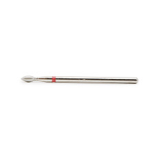 Diamond cuticle nozzle, flame, red notch 257/025R