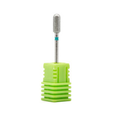 Diamond cuticle brush head, rounded cylinder, green notch 882/142/040G