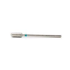 Diamond cuticle brush head, rounded cylinder, green notch 882/142/040G