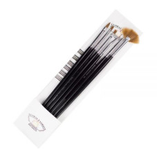 Brushes for gel Global Fashion B-9, 6 PCs (wholesale 5 PCs)