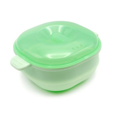 Воскоплав Wax Warmer силикон, с подставкой, зелёный цвет