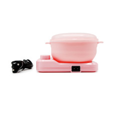 Воскоплав Wax Warmer силикон, с подставкой, розовый цвет Воскоплав Wax Warmer силикон, с подставкой, розовый цвет