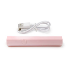 Flashlight lamp for gel polish hexagonal, pink