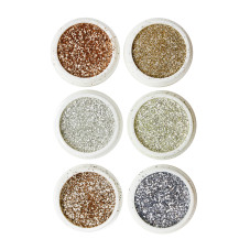 Global Fashion nail Decor, set, 6 pcs