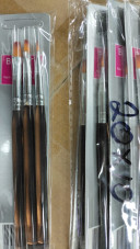 Set de pensule gel Beauty, 3 buc