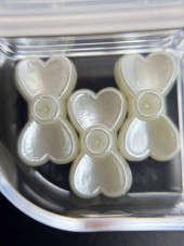 3D manicure figurines, set (mother-of-pearl figurines)