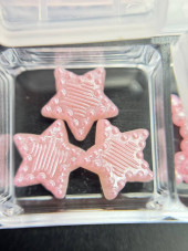 3D manicure figurines, set (pink figurines)