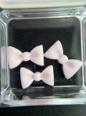 3D manicure figurines, set (pink figurines)