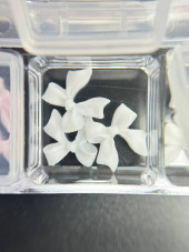 3D volumetric figures for manicure, set (white+pink figures) 3D volumetric figures for manicure, set (white+pink figures)