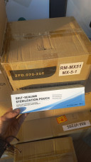 Pungi Kraft pentru sterilizare în pupinel 70*260 mm, 200 bucăți