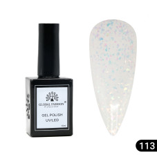 Oja semipermanentă Global Fashion, Gel polish Elite Glow 15 ml, 113