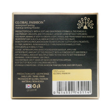 Пудра водостійка Global Fashion, GF38011, #102