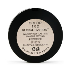 Пудра водостійка Global Fashion, GF38011, #102