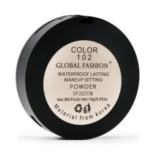 Пудра водостійка Global Fashion, GF38011, #102