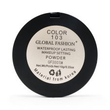 Пудра водостійка Global Fashion, GF38011, #103