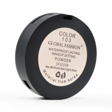 Пудра водостійка Global Fashion, GF38011, #103