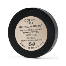 Пудра водостійка Global Fashion, GF38011, #104