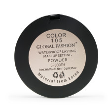 Пудра водостійка Global Fashion, GF38011, #105