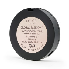 Пудра водостійка Global Fashion, GF38011, #105
