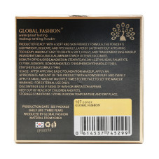 Пудра водостійка Global Fashion, GF38011, #107