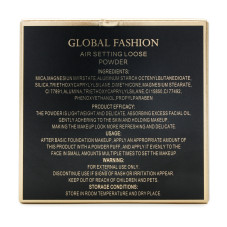Global Fashion Crumbly Air Powder, GF38017, #106 Global Fashion Crumbly Air Powder, GF38017, #106