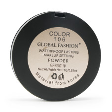 Пудра водостійка Global Fashion, GF38011, #106