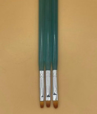 Набор кистей для геля Global Fashion, овал #4, #6, #8