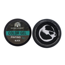 Color gel Global 5 ml black, 1 pc.