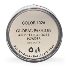 Global Fashion Crumbly Air Powder, GF38017, #102 Global Fashion Crumbly Air Powder, GF38017, #102