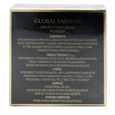 Розсипчаста повітряна пудра  Global Fashion, GF38017, #107