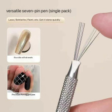 Инструмент для декора ногтей с иглами (7 шт)
