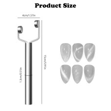 Extra strong double nail magnet, shape Y