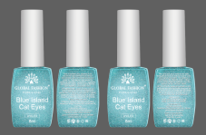 Cat's Eye Gel Lacquer Blue Island 8 ml, 04
