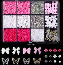3D volumetric figures for manicure, set ZSHZ-964