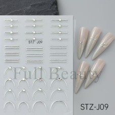 Nail sticker, flexible tape, STZ-J09