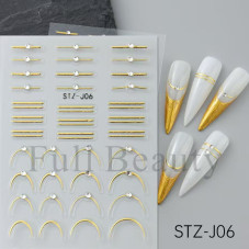 Nail sticker, flexible tape, STZ-J06