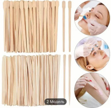 Деревянные шпатели узкие 100 шт.